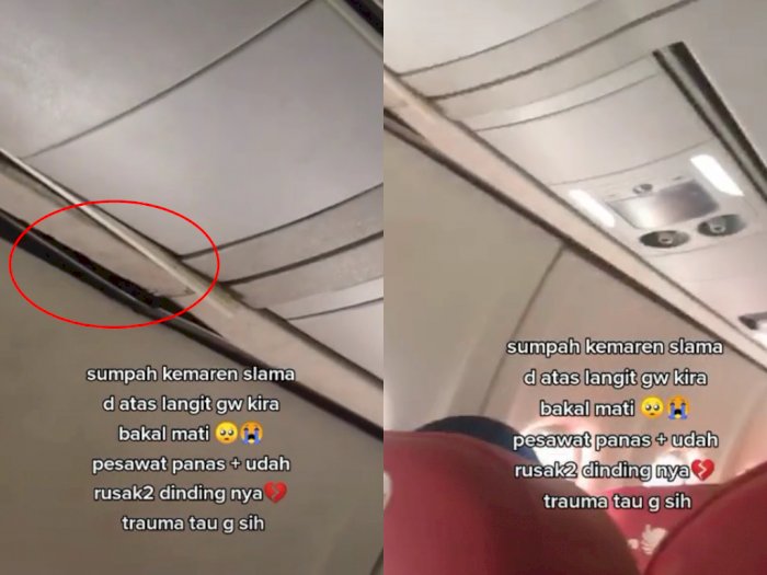 Bukan Hanya Kepanasan, Penumpang Pesawat Lion Air juga Ketakutan: Dindingnya Rusak