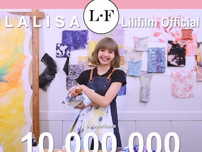 Dulu Diremehkan, Sekarang Lisa 'Blackpink' Raih Youtube Diamond: 10 Juta Subscriber!
