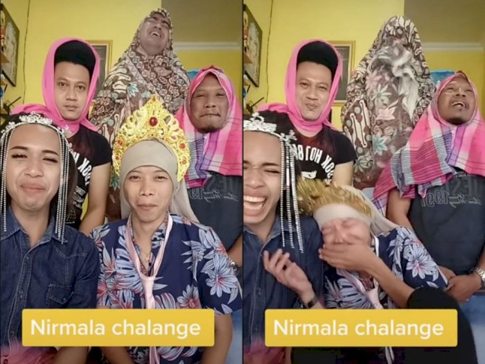 Kocak, 5 Pria yang Parodikan Lakukan 'Nirmala Challenge' Bikin Warganet Ketawa Bengek!