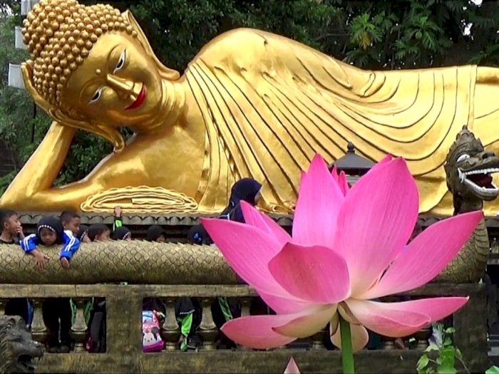 Saingannya Thailand! Kota Batu Punya Patung Buddha Tidur Raksasa, di Sini Lokasinya