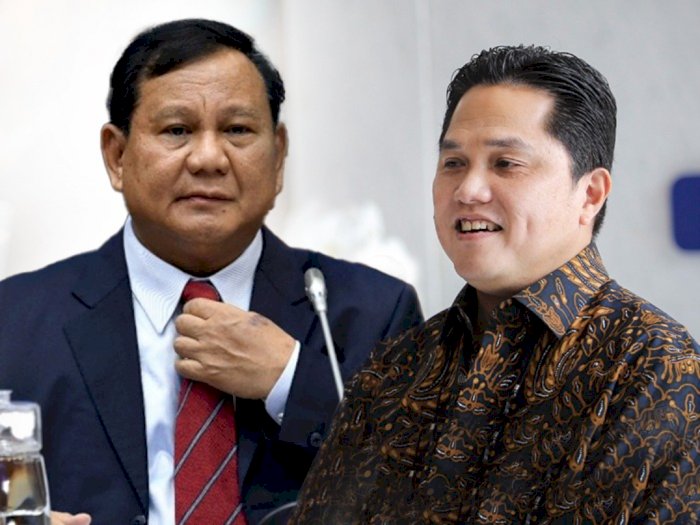 Intip Potensi Duet Prabowo dan Erick Thohir di Pilpres 2024