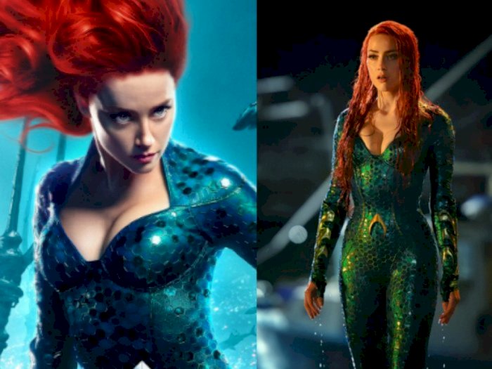 Amber Heard Kemungkinan Cuma Muncul 10 Menit di 'Aquaman 2', Dipotong Banyak
