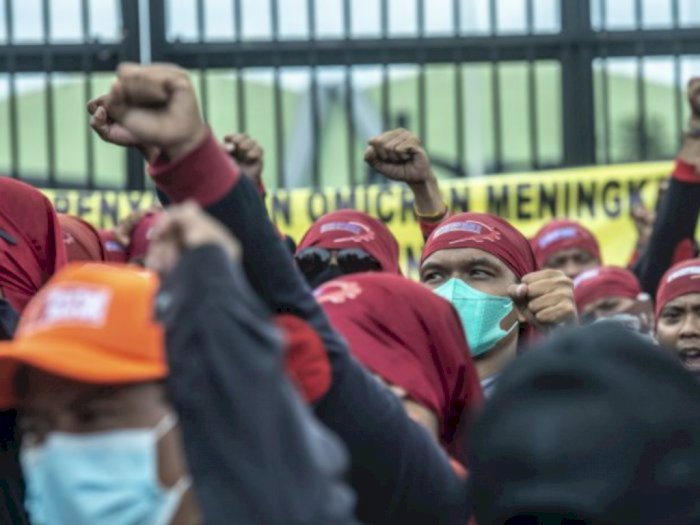 Demo Buruh di DPR, Polri: Waspada Provokator!