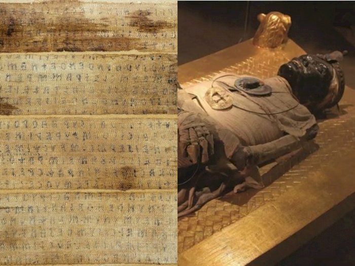 Pesan Misterius di Balik Pembungkus Mumi Mesir Kuno, Diduga Kutipan dari Tulisan Etruria