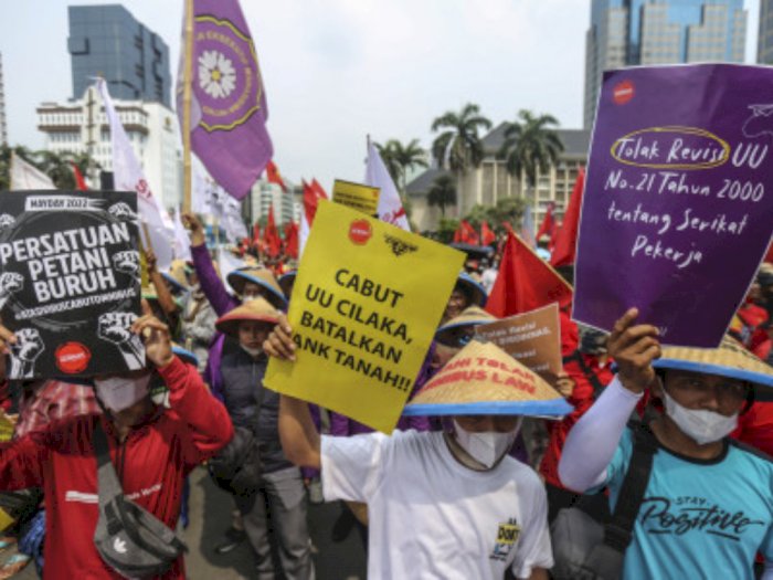 Tolak Keputusan DPR Sahkan UU PPP, Buruh Ancam Gelar Aksi Besar
