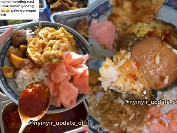 Makan Nasi Uduk Pake Jengkol, Pria Ini Bikin Netizen Meradang soal Harga: Kalah Naspad!