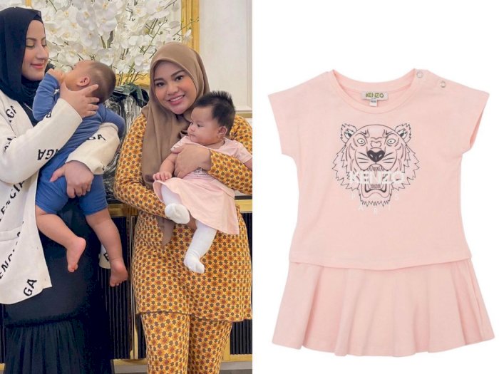 Ameena Anak Aurel Hermansyah Pakai Rok Harga Jutaan, Netizen: Emang Real Baby Sultan