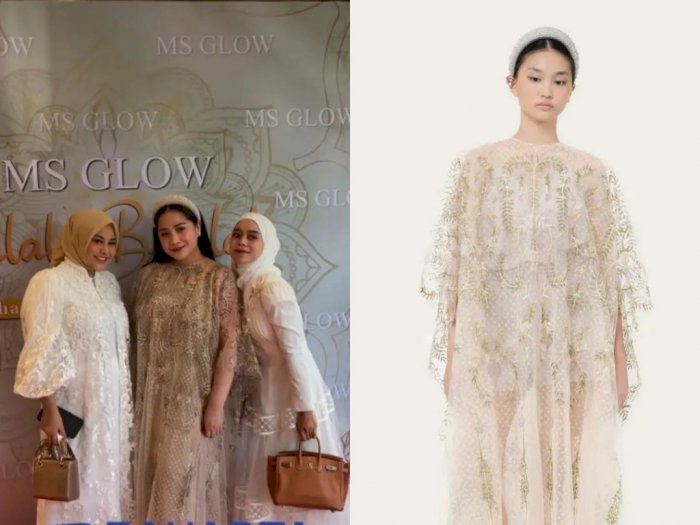 Wow! Nagita Slavina Pakai Dress Seharga Rp50 Juta ke Acara Halal Bihalal: Bisa Cicil Rumah