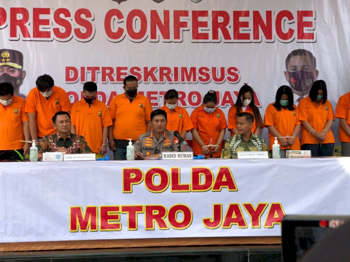 Polda Metro Jaya Bongkar Kantor Pinjol Dengan 58 Aplikasi, 11 Tersangka Ditangkap
