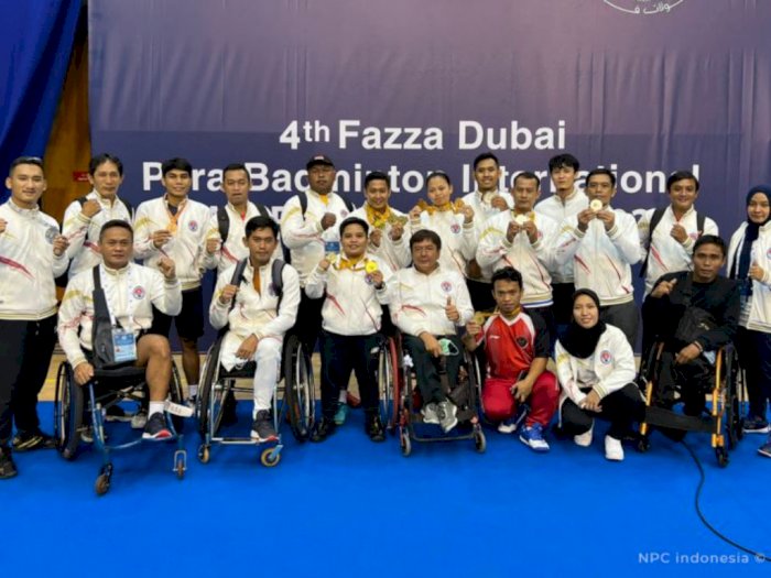 Hebat! Tim Para-Bulu Tangkis Indonesia Borong 6 Medali Emas dari Ajang Dunia di Dubai