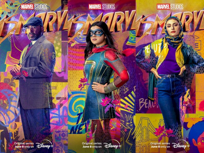 Petualangan Kamala Dimulai 8 Juni, Ini Kumpulan Poster Karakter dari Serial 'Ms. Marvel'