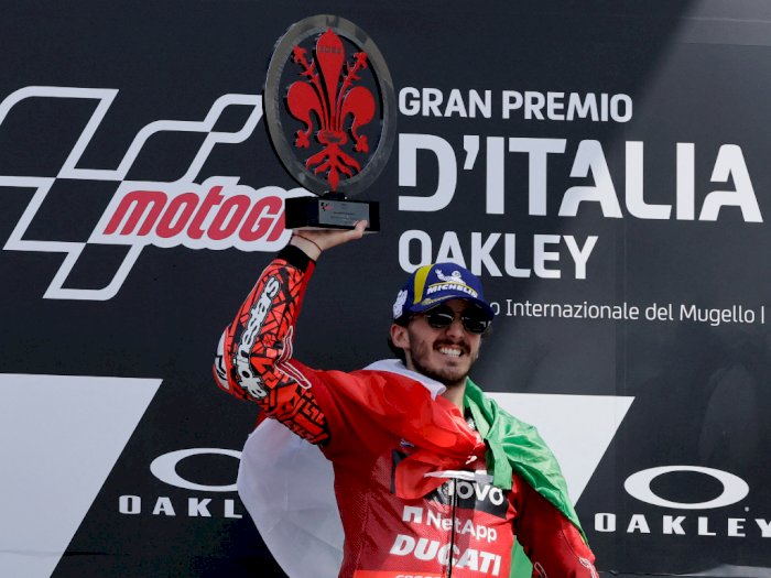 Juara di GP Italia, Bagnaia: Rasanya Luar Biasa