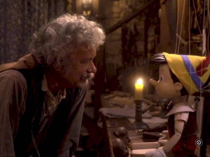 Cuplikan Pendek Teaser Trailer 'Pinocchio' Soroti Tom Hanks sebagai Geppetto