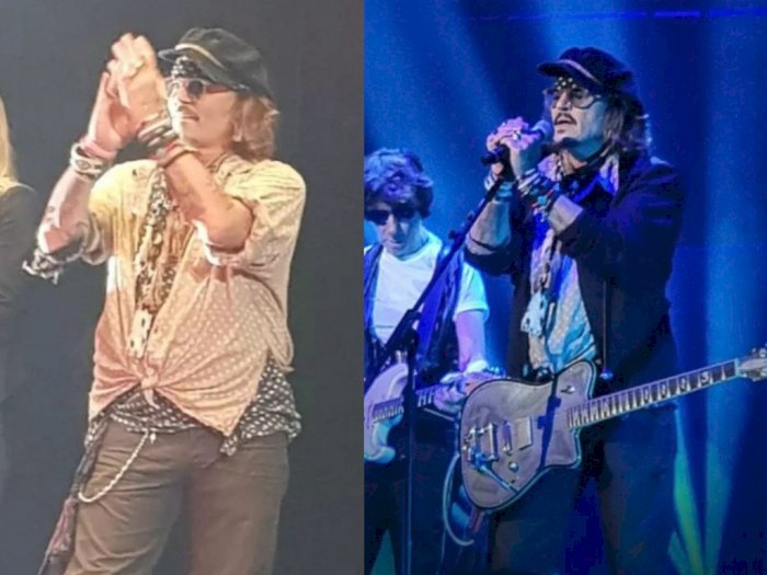 Johnny Depp Manggung Bersama Jeff Beck Sembari Menunggu Putusan Sidang, Disambut Hangat