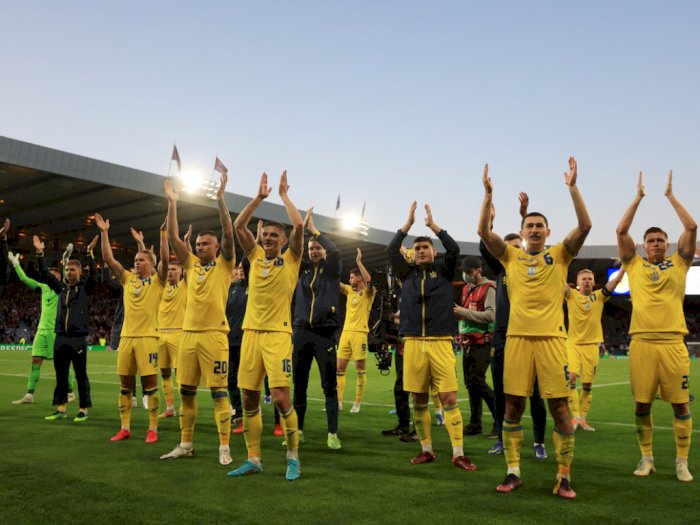 Masih dalam Suasana Perang, Selangkah Lagi Timnas Ukraina Lolos ke Piala Dunia 