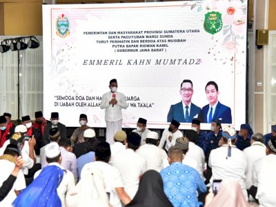 Gubernur Edy Rahmayadi Gelar Doa Bersama Wargi Sunda Sumut Untuk Eril: Semoga Ditemukan