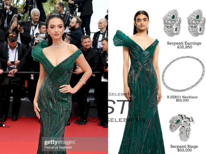 Hadiri Festival Film Cannes 2022, Harga Outfit Milyaran Raline Shah Bikin Warganet Syok