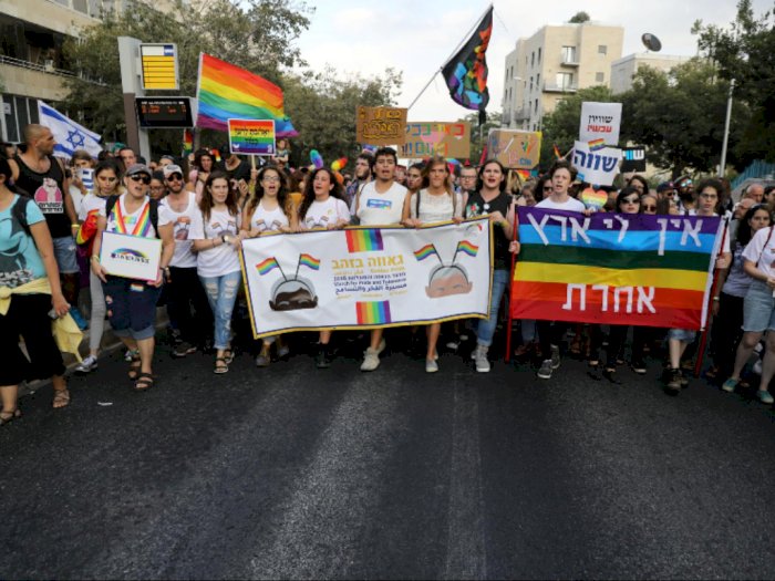 Ribuan LGBT Bersorak Sorai di Yerusalem, Kota Suci 3 Agama Samawi, Gelar Parade di Jalanan