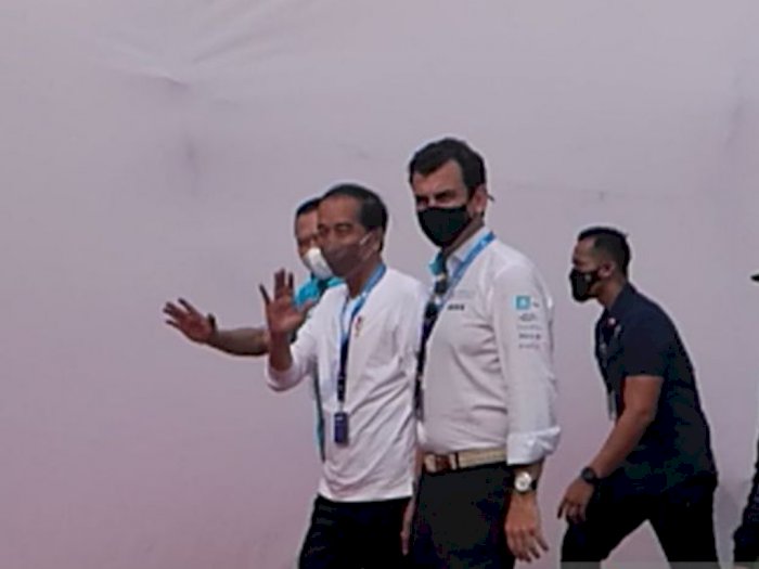Jokowi Tiba di JIEC untuk Tonton Langsung Formula E, Ini Deretan Jadwalnya