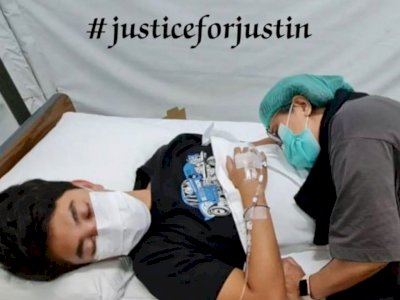 Kondisi Terkini Justin Frederick Usai Dipukuli: Muntah-muntah hingga Rahang Memar