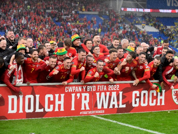 Setelah 64 Tahun, Wales Akhirnya Masuk ke Piala Dunia 2022 dan Ukraina Merana