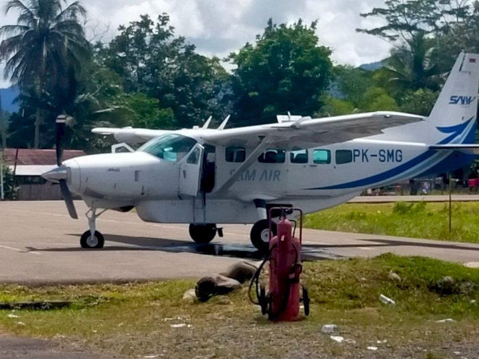 KKB Tembak Pesawat di Papua, Pilot dan Co Pilot Alami Luka-luka