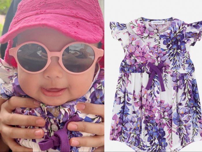 Anak Atta - Aurel Pakai Dress Branded, Netizen: Bajuku Nangis Liat Baju Ameena