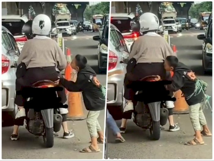 Viral Bocah Pegang hingga Cium Pemotor Wanita di Bandung, Polisi Langsung Selidiki