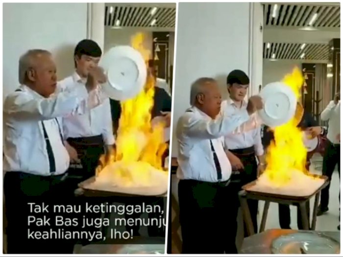 Wow! Menteri PUPR Basuki Jadi 'Pengendali Api’