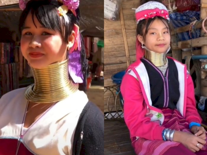 Fakta Gadis Suku Karen yang Lehernya Pakai Cincin, Makin Panjang Dianggap Makin Cantik