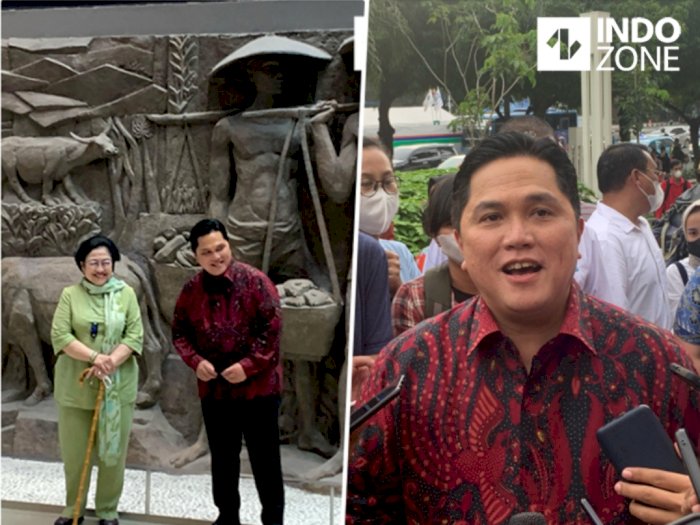 Tak Bicara Politik, Megawati Sarankan Erick Thohir Ada Bioskop Mini di Sarinah