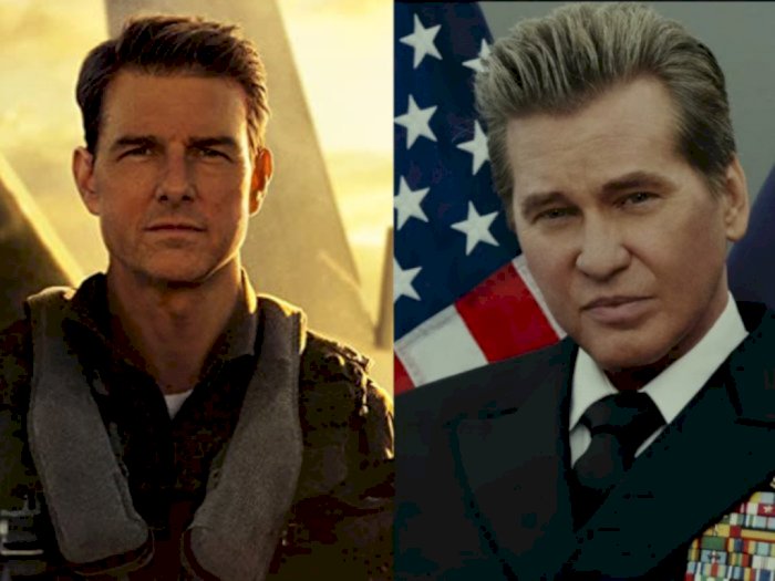 Reuni Tom Cruise dan Val Kilmer di Top Gun: Maverick Jadi Momen yang Sangat Emosional