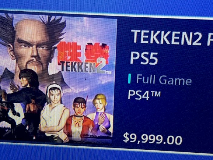 Gokil! Game Digital Tekken 2 Dijual Rp147 Juta di PlayStation Store