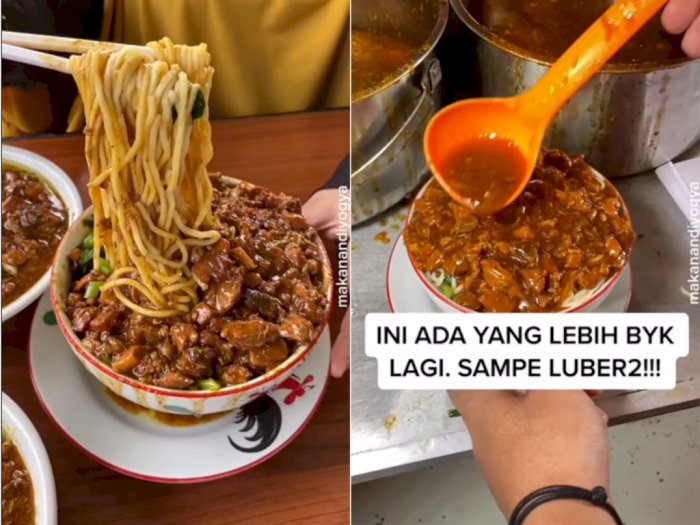 Punya Topping 'Brutal', Maknyos Mie Ayam Pakdhe Wonogiri Yogyakarta, Viral di Medsos  