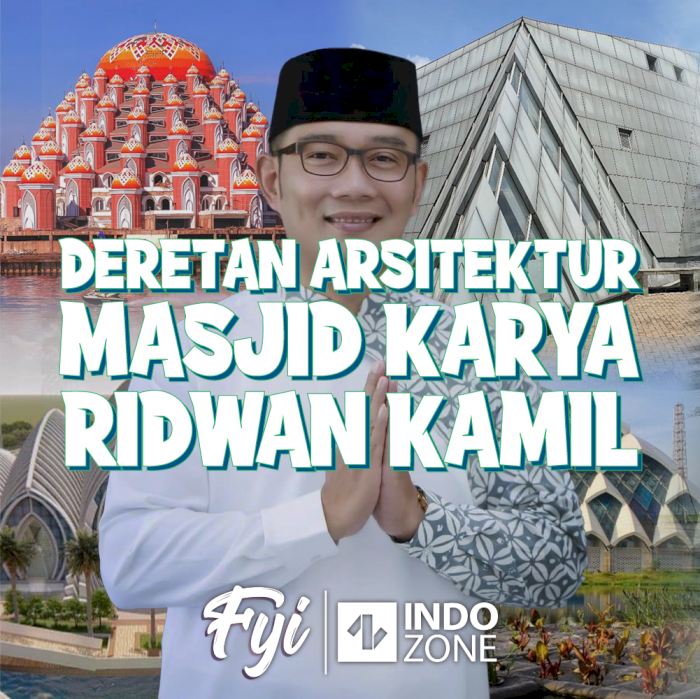 Deretan Arsitektur Masjid Karya Ridwan Kamil