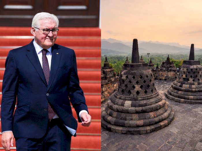 Berkunjung ke Indonesia, Presiden Jerman Frank-Walter Steinmeier Mampir ke Candi Borobudur