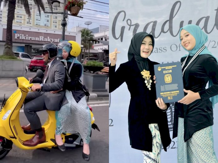 Bahagianya Ridwan Kamil dan Atalia Melihat Keceriaan Zara saat Wisuda