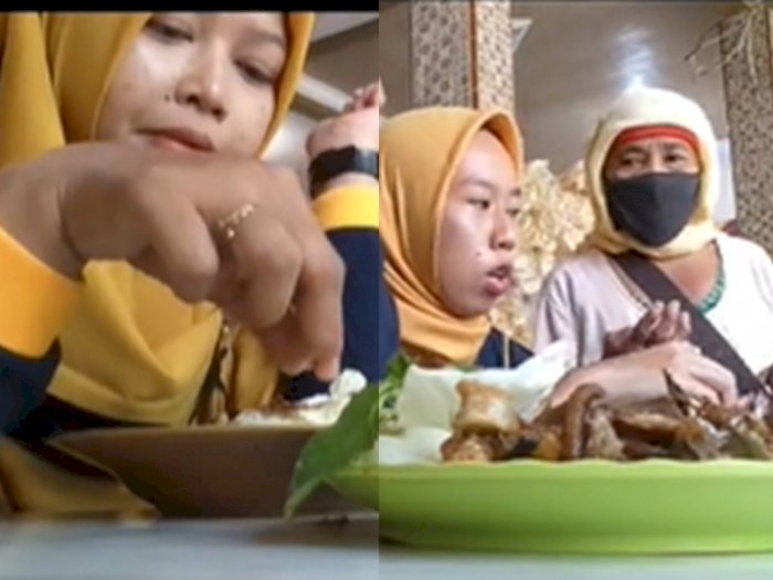 Makan di Warung Pecel Lele, Wanita Ini Ditoyor Pengemis Kepalanya Karena Tak Memberi Uang