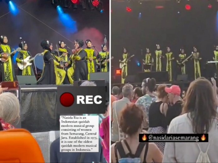 Viral Grup Qasidah Nasida Ria Konser di Jerman Ditonton Bule, Netizen: Jadi Insyaf Semua!