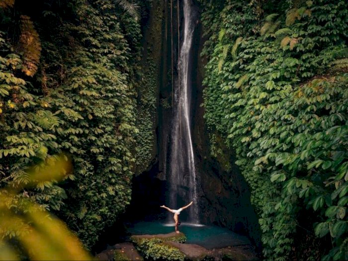 Air Terjun Leke-Leke, Rekomendasi Spot Yoga di Bali yang Nyaman dan Asri