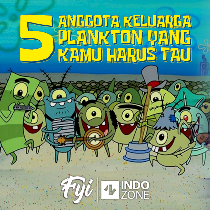 5 Anggota Keluarga Plankton Yang Kamu Harus Tau