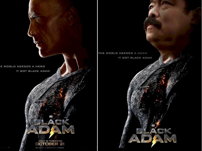 Beredar Meme 'Black Adam' yang Bikin Ngakak: Bukan The Rock, Malah Suaminya Inul