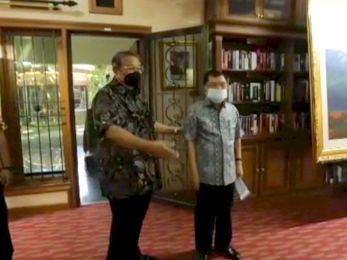 AHY Bertemu Surya Paloh di Menteng, SBY Terima Kunjungan JK di Cikeas