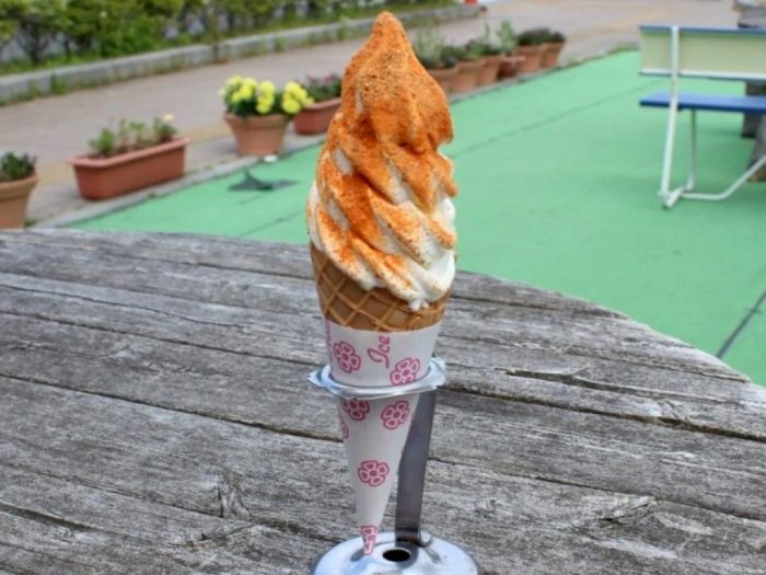 Bukan Manis, Es Krim di Jepang Ini Rasanya sangat Pedas, Berani Coba?