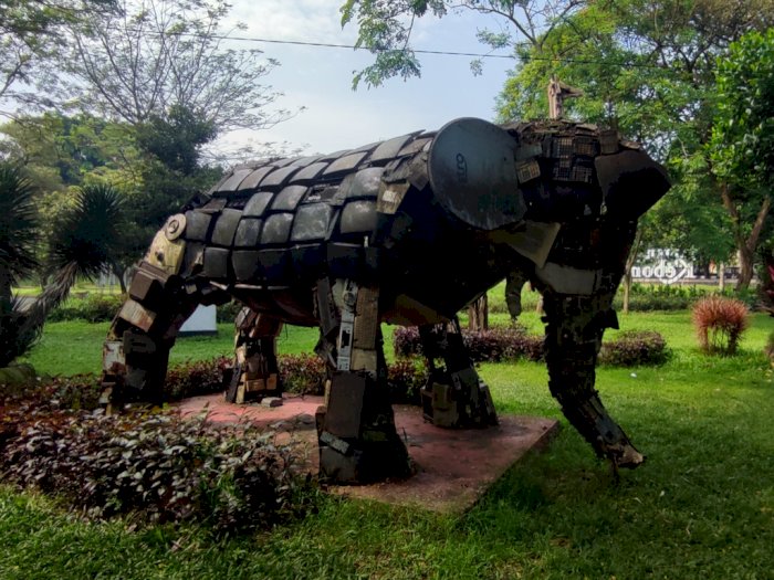 Jadi Nampak Angker, Taman yang Dulu Hits di Jombang Kini Terbengkalai
