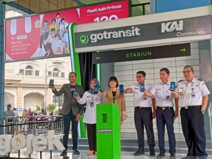 Integrasikan Pelayanan Tiket KRL, KCI-Gojek Luncurkan Aplikasi ‘Go Transit’