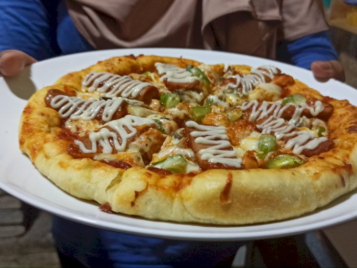 Pizza ala Mantan TKW, Dibuat Dadakan dari Nol Rasanya Seenak Resto Ternama 