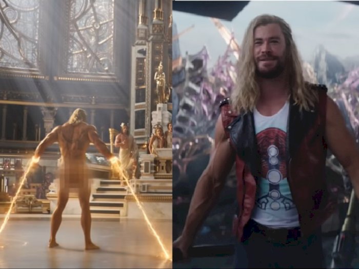 Adegan Bokong Telanjang Chris Hemsworth di Thor: Love and Thunder Tak Akan Diblur