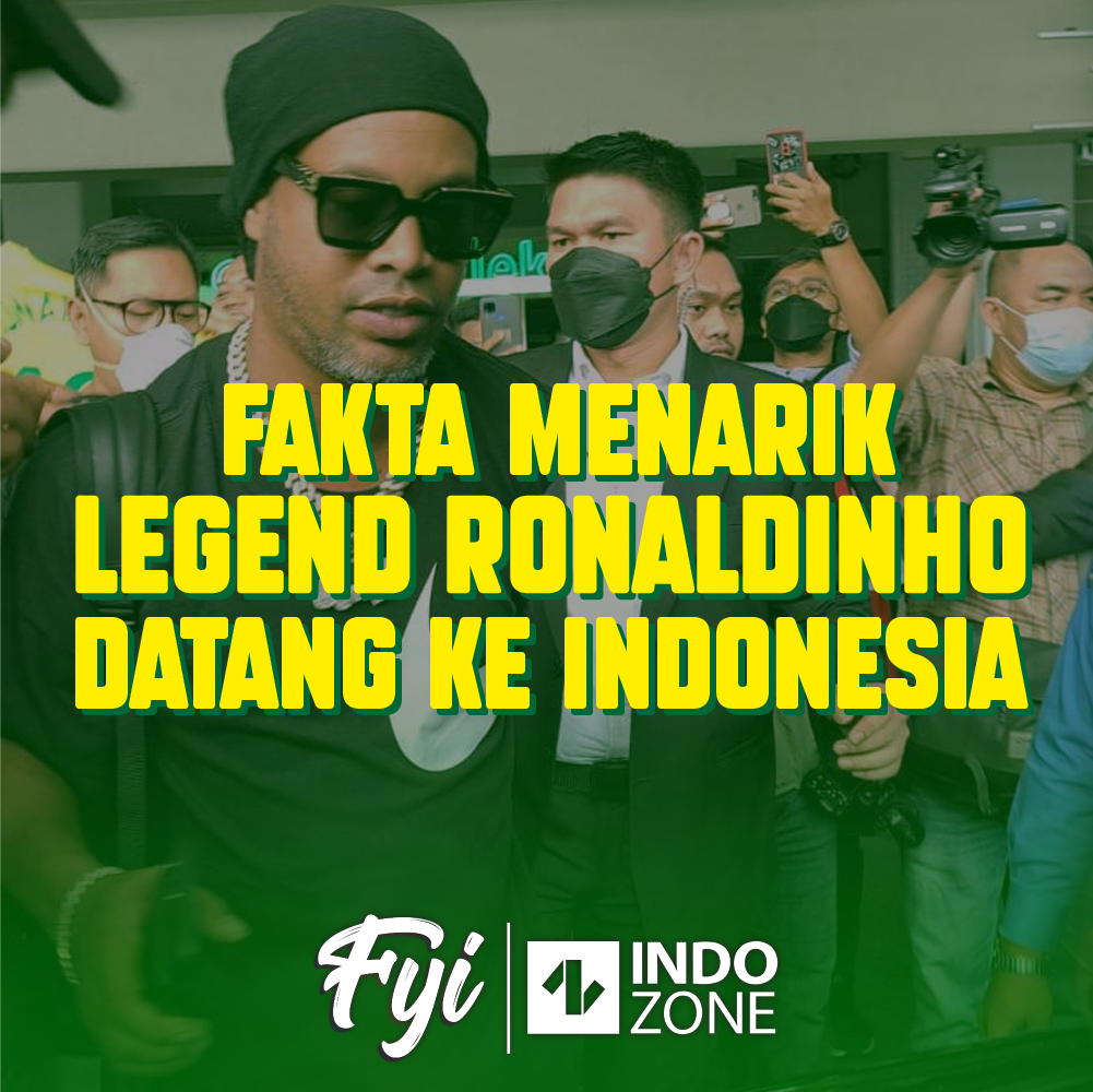 Fakta Menarik Legend Ronaldinho Datang Ke Indonesia