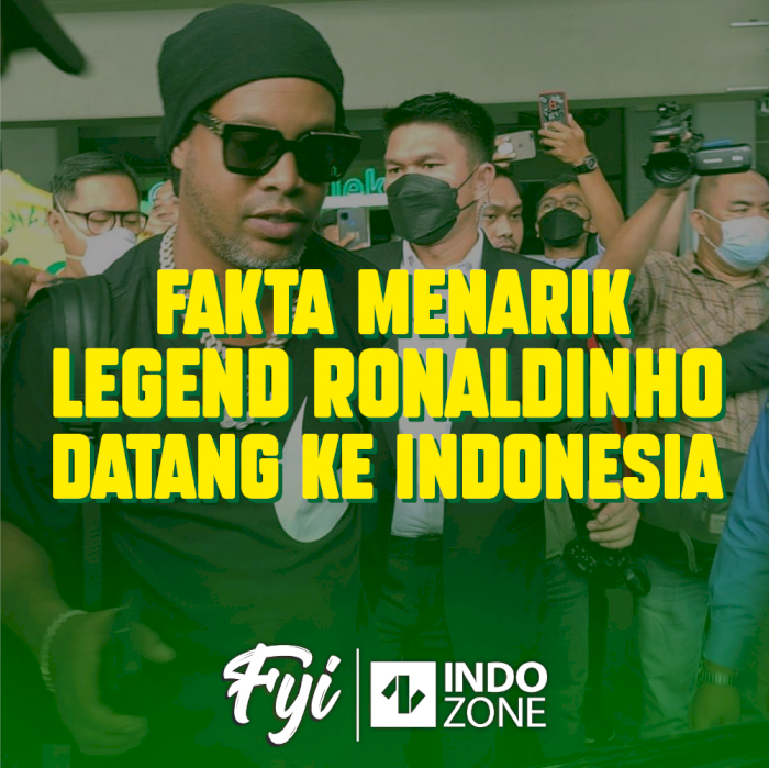 Fakta Menarik Legend Ronaldinho Datang Ke Indonesia